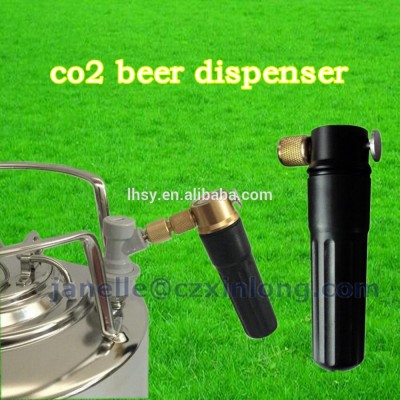 Drink beer dispenser,press co2 charger for dispensing