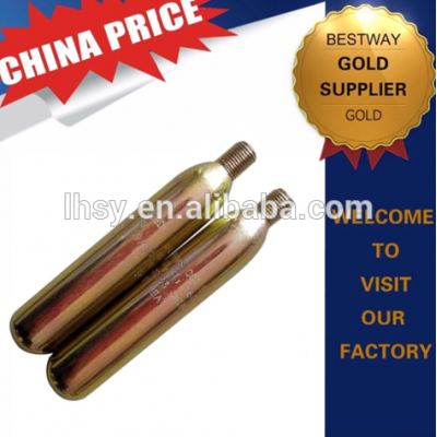 Palm-sized compact co2 gas cartridge 33g24g38g60g65g for life jacket