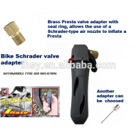 LHSY co2 inflator schrader with cartridge storage canister by bike inflator