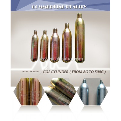 high pressure steel 16g co2 gas cylinder gas tank gas bottle