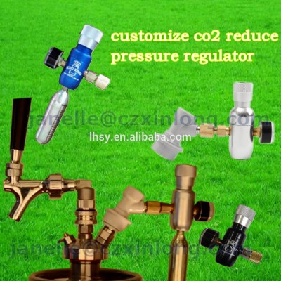 homebrew kegging,Premium Regulated CO2 Charger with ball lock fitting,mini CO2 Regulator 0-60psi Home Brew Premium Regulated Co2