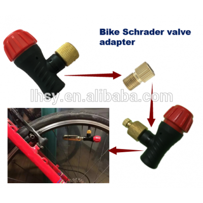 LHSY Best Seller Planet Bike / Bicycle Co2 Red Inflator Head Only